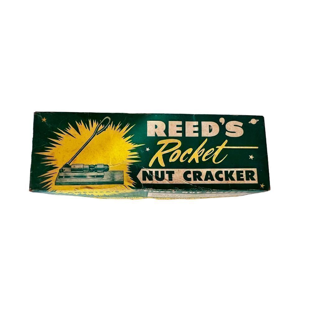 Vintage Arthur W. REED'S ROCKET NUT CRACKER Model R-300 w/Original Box